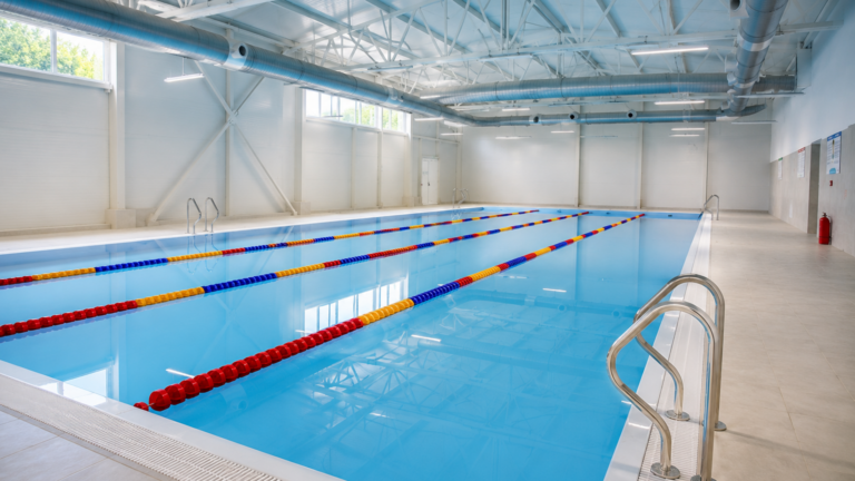 Construction of the Sports Swimming Pool in Chair